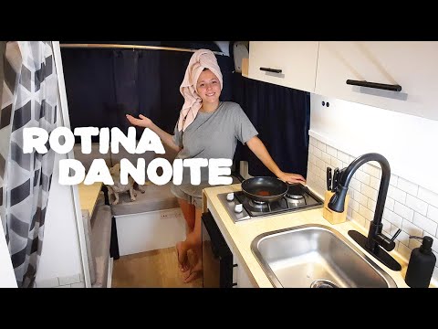 BANHO NO MOTORHOME | ROTINA DA NOITE | VIDA REAL  | SE JOGA NA ESTRADA
