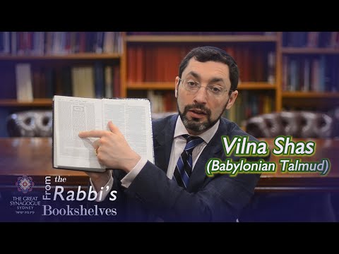 From the Rabbi's Bookshelves 36 - Vilna Shas (Babylonian Talmud)