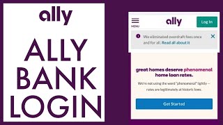 How To Login Ally Online Banking Account www.ally.com Login 2022