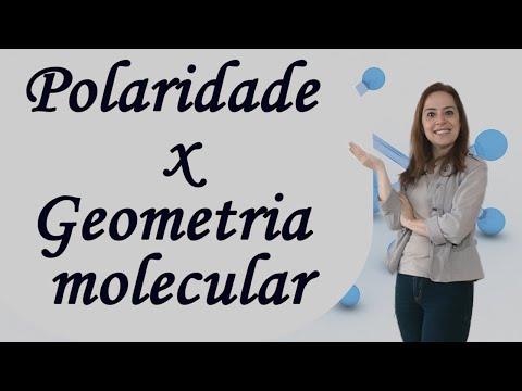 A relação entre a geometria molecular e a polaridade (molécula polar ou apolar).