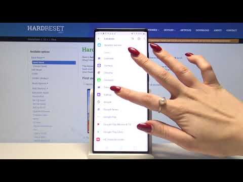 Apps Settings in LG Wing – Choose App Permissions