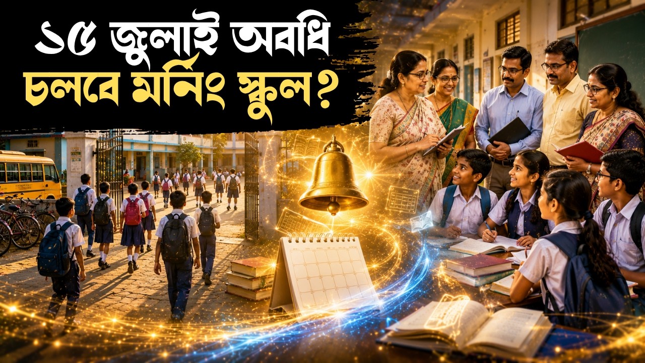 ১৫ জুলাই অবধি চলবে মর্নিং স্কুল? জারি হল বিজ্ঞপ্তি | Bikash Bhavan Issued School Timing Notice