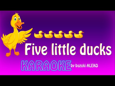 Five little ducks - Karaoke for kids