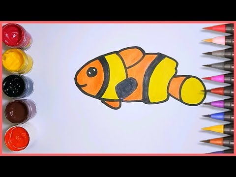 Sketsa Gambar  Ikan  Nemo  Kartun Contoh Sketsa Gambar 