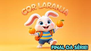 "A COR LARANJA E A FRUTA LARANJA! 🍊🧡 Aprenda as Cores com o Pipo (Série Frutas)"