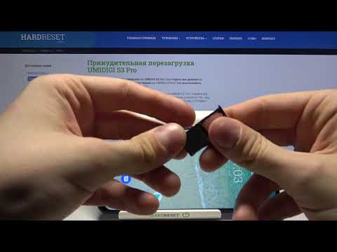 Установка SIM и SD карт в Umidigi S3 Pro / Как вставить симку и карту памяти в Umidigi S3 Pro?