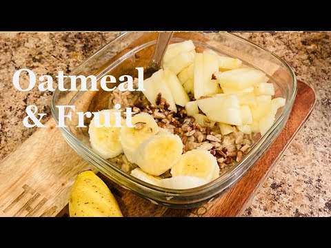 Delicious Old Fashioned Oatmeal! #breakfastideas  #oatmealbreakfast #delicious