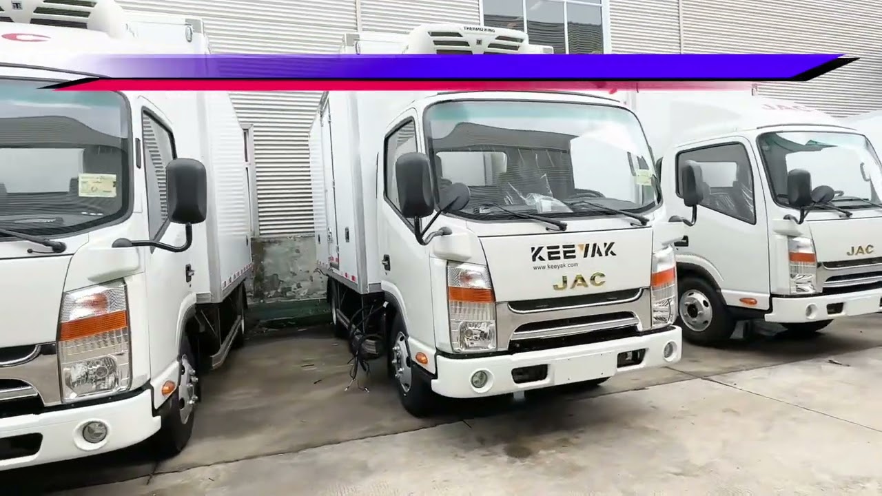JAC Diesel 4 × 2 Manual 5-Ton Refrigerated Truck Euro 2