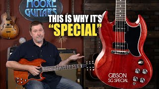 Video thumbnail for Gibson's SG Special - P90s with classic style! by MooreMusicGuitars