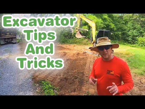 How to Grade With An Excavator-Tips And Tricks