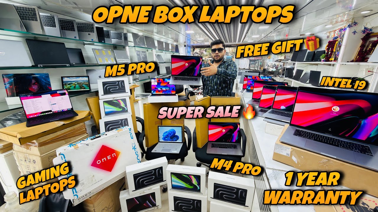 Open Box Laptop & MacBook Starting ₹14000 | Second hand laptop MacBook Market in Nehru Place Delhi