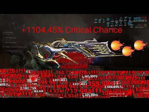 (Patched) It's Acceltra Prime but with 1104.45% Critical Chance | Acceltra Prime Build | Warframe