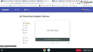 Quizlet instructions for Final Exam Terms Review