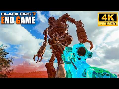 BLACK OPS 7 END GAME - ORIGINS ROBOT FULL BOSS FIGHT (COLOSSUS OF AVALON) 4K Gameplay No Commentary
