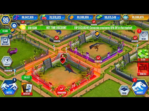 TERRESTRIAL TOUR: VIP CODE 19 DIMETROCARNUS | JURASSIC WORLD THE GAME