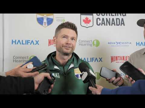 Media Scrum - Men's Semifinal - 2025 Montana’s Canadian Curling Trials
