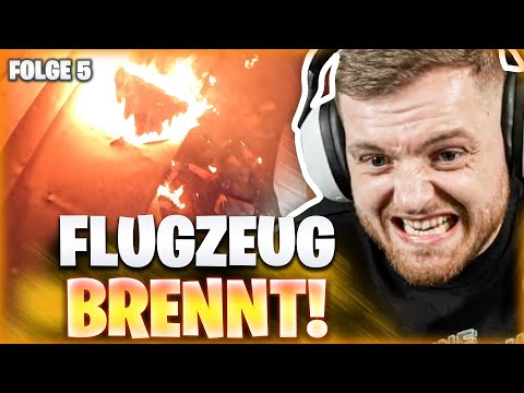 🥵🔥Das FLUGZEUG BRENNT & der BEEF geht weiter in Folge 5 von 7vs WILD | Trymacs Stream Highlights