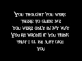 Just Like You (Lyrics)- Three Days Grace 