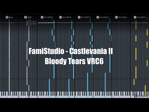 FamiStudio - Castlevania II - Bloody Tears 2A03 + VRC6