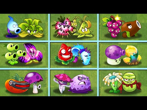 Random 20 Team 3 Plants Battlez - Who Will Win? - PVZ 2 Team Plants
