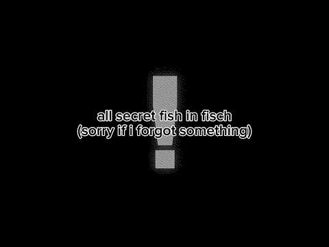 all secret fish in fisch | #fisch #roblox
