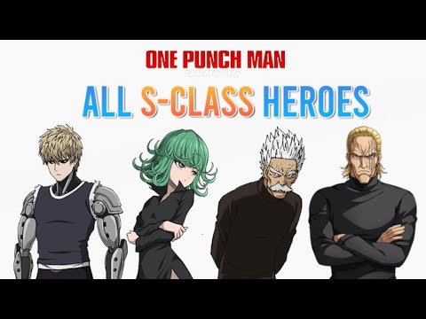 All S-Class Heroes Ranked | One Punch Man (Updated) 🔥 🔥