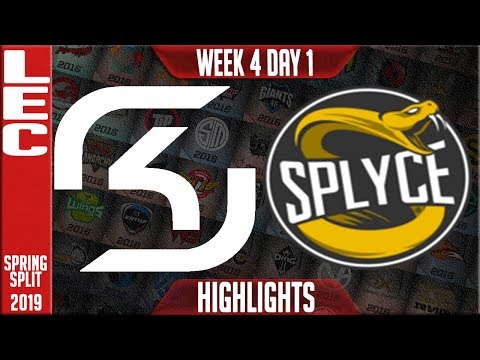 SK vs SPY Highlights | LEC Spring 2019 Week 4 Day 1 | SK Gaming vs Splyce