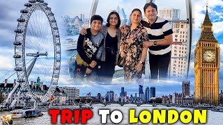 TRIP TO LONDON  Family Travel Vlog  London Eye Big