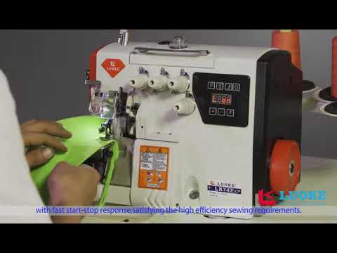 High Speed Direct Drive 5 Thread Overlock Sewing Machine