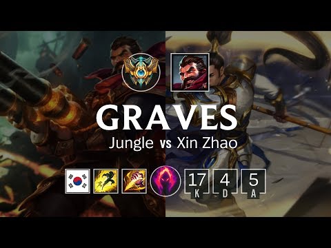 Graves Jungle vs Xin Zhao - KR Master Patch 8.24