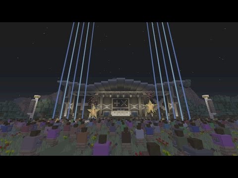 Minecraft xbox Epic Structures: xSLIMSHADY1230x's Music Festival