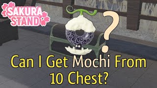 WHAT I CAN GET FROM 10 CHEST | ROBLOX |  SAKURA STAND