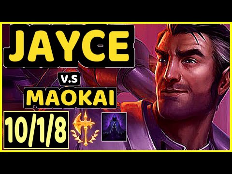 ALPHARI (JAYCE) vs MAOKAI - 10/1/8 KDA TOP CHALLENGER GAMEPLAY - EUW