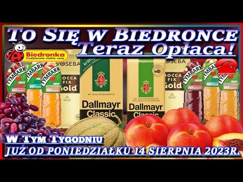 BIEDRONKA | Oferta od Poniedziałku 14.08.2023 | To się w Biedronce Teraz Opłaca!