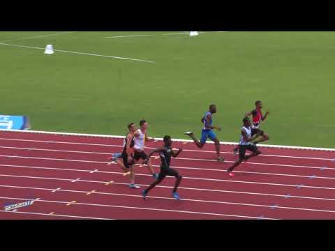 100m - Serie 1 - CAM - Championnats de France Jeunes CA JU - 20/07/2018 - Bondoufle
