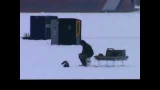 preview picture of video 'Misery Bay Ice Fishing 2013'