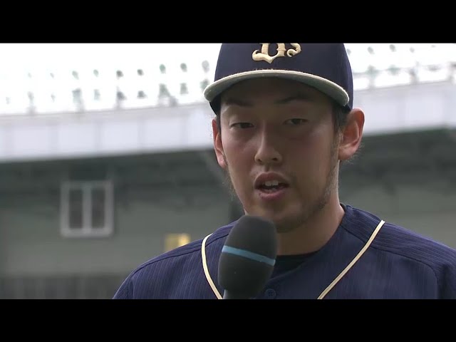 バファローズ・平野投手ヒーローインタビュー 2016/4/24 M-Bs