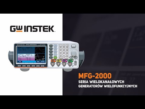 GW Instek MFG-2000 - Seria generatorów funkcyjnych