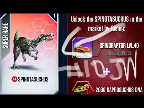Jurassic World The Game Episode 10 / SPINOTASUCHUS IS HERE!