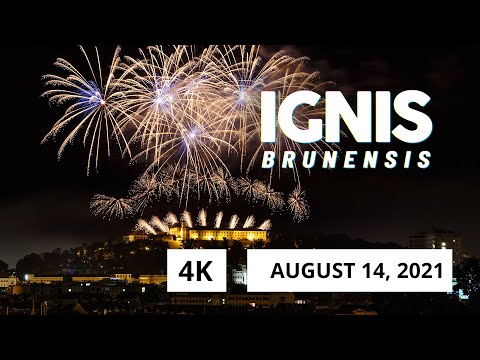 4K IGNIS BRUNENSIS 14.8.2021 | 4. ohňostroj / 4th fireworks • Brno, Špilberk Castle | OFFICIAL VIDEO