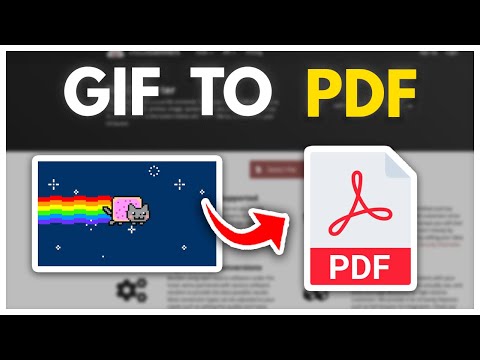 Как добавить анимированный GIF-файл в PDF (2025 FAST)