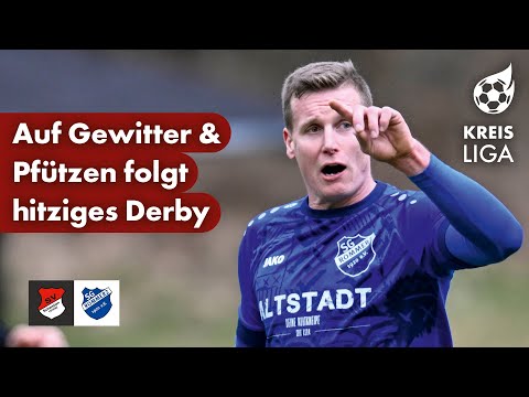 Two penalties in a heated district league derby | SV Schweben vs. SG Rommerz | Football Highlights