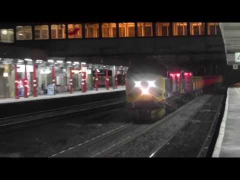 37607/37611 6k73 flasks and 37409 with 57004 DIT 6k27 engineers, 13th October 2014 THRASH !!