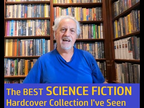 The BEST SCIENCE FICTION HARDCOVER COLLECTION I've Seen #sciencefictionbooks #bookcollecting