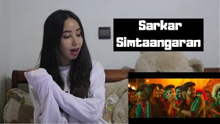 Sarkar - Simtaangaran  | Thalapathy Vijay | A .R. Rahman | A.R Murugadoss _ REACTION