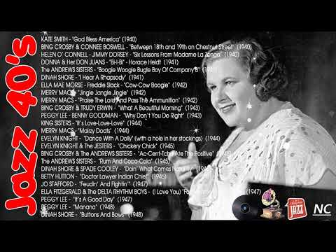 KATE SMITH, CONNEE BOSWELL, HELEN O' CONNELL, JIMMY DORSEY, DONNA, DINAH SHORE  | 1940's music