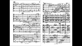 Béla Bartók String Quartet No. 2 Op. 17, II - Allegro (with the score)