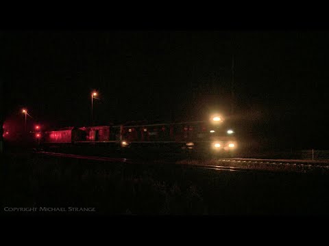 6KC6  SSR Grain Train At Night - PoathTV Australian Railways