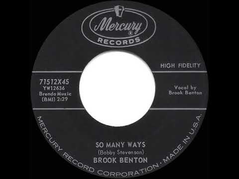 1959 HITS ARCHIVE: So Many Ways - Brook Benton