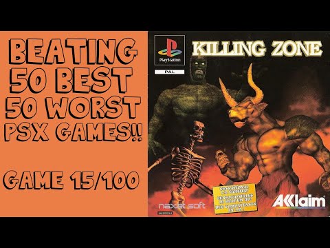 Killing Zone - 15/100 - Beating 50 Best/50 Worst PSX Games!!!